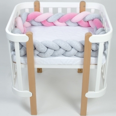 Захист (бампер)-коса Veres Pink Grey 120х15 см